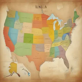map of the usa