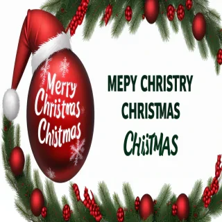 text merry christmas png