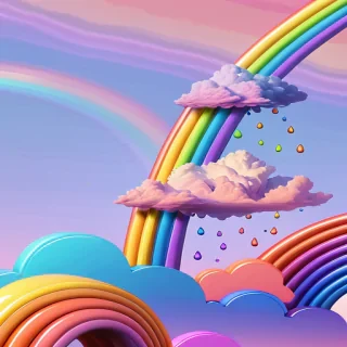 rainbow wallpapers aesthetic