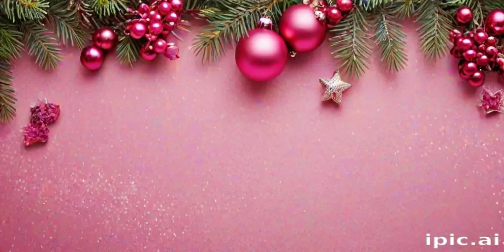 pink christmas background