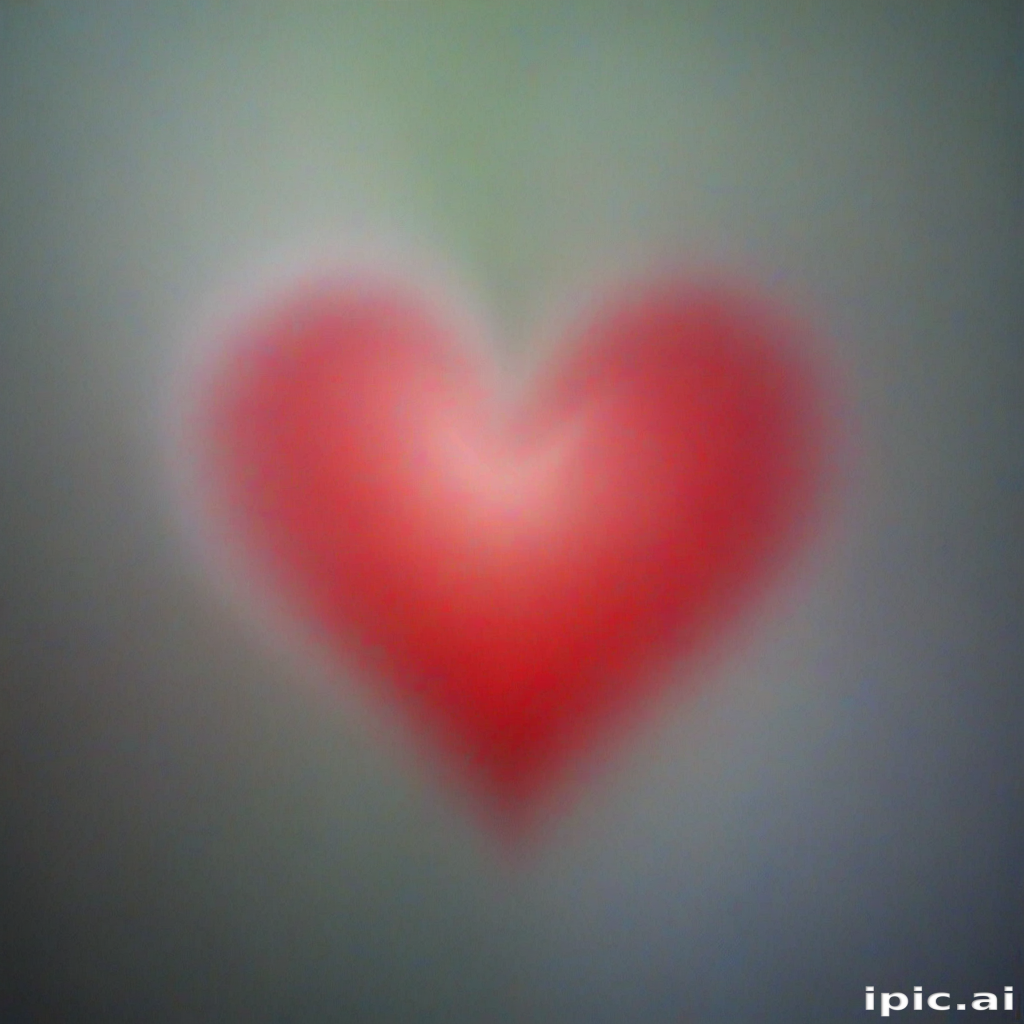 blurred heart