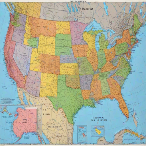 mapa usa
