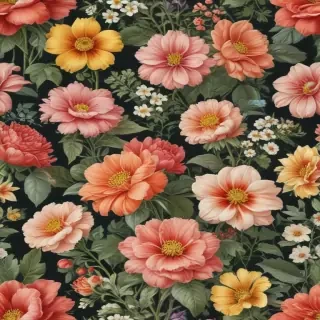 vintage flower illustration