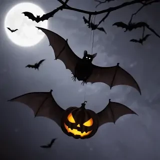pictures of halloween bats