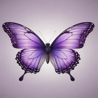 purple butterfly clipart