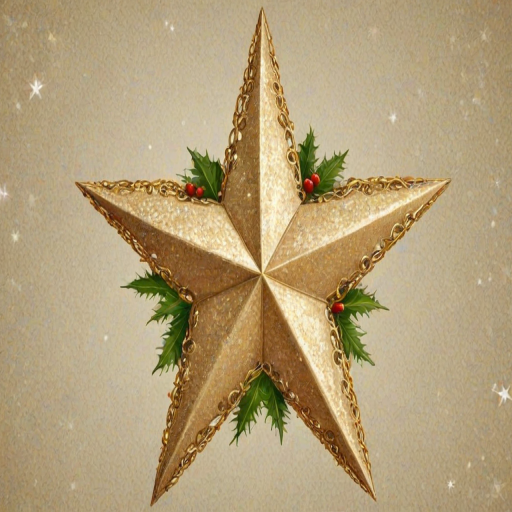 christmas star clipart
