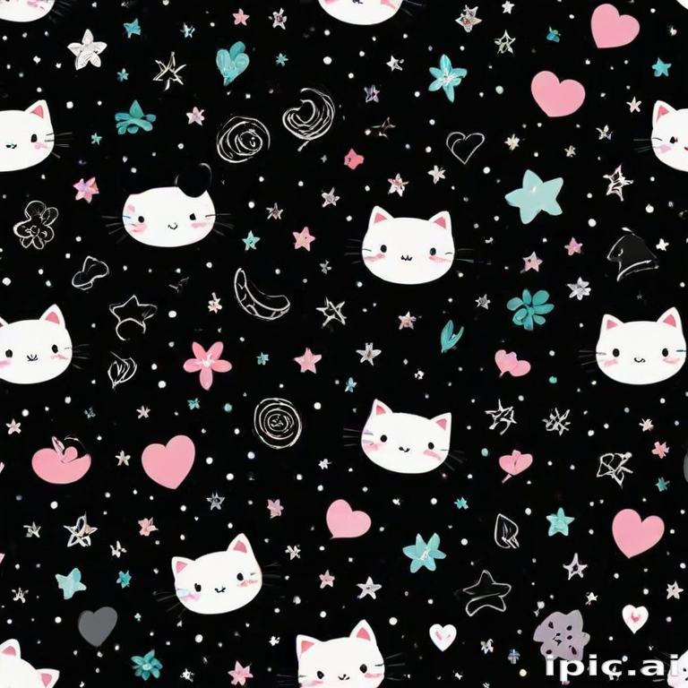 cute backgrounds black
