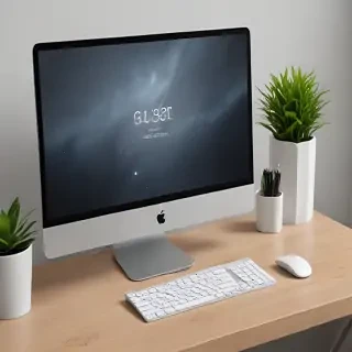 computer mockup