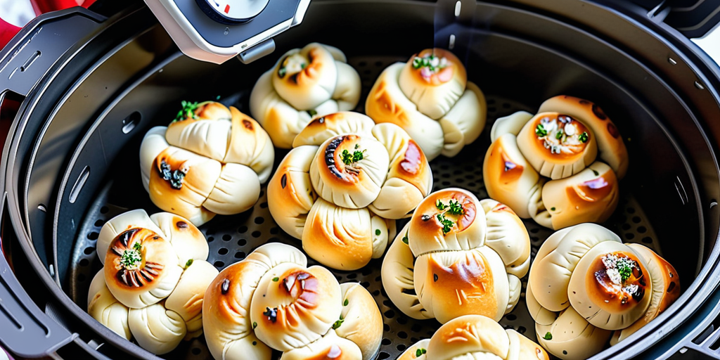 frozen garlic knots in air fryer