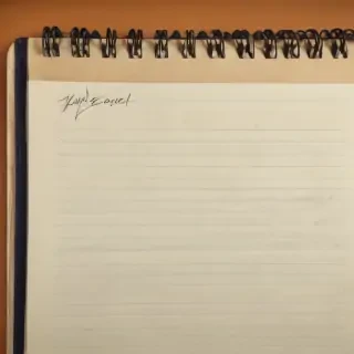 notebook page background