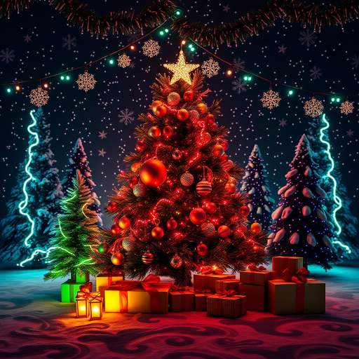 christmas party background