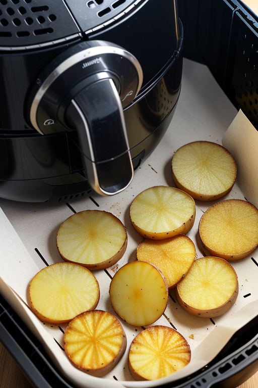 potato slices in air fryer