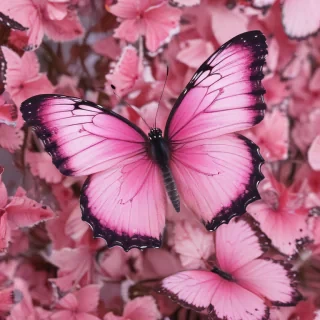 pink butterfly images