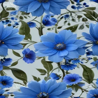 blue flower transparent