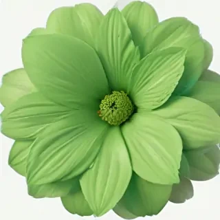 green flower png