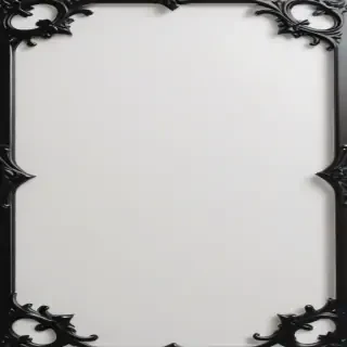 black frame transparent