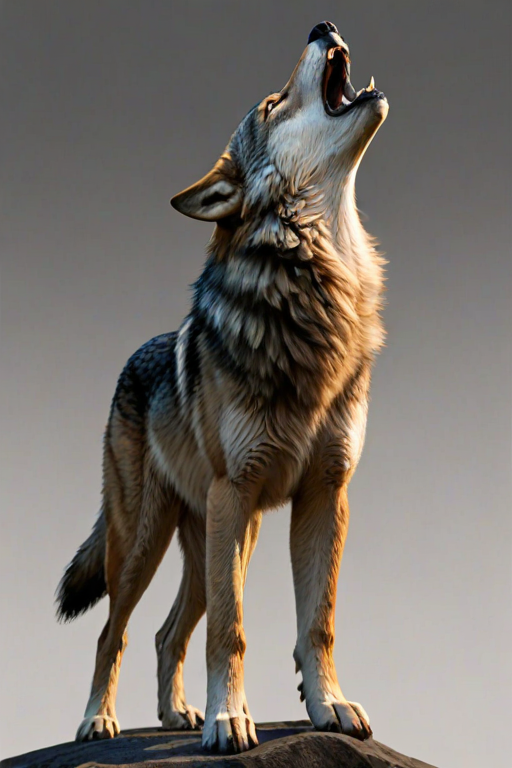 wolf howl png