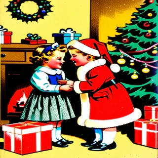 vintage christmas images