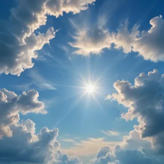 sky blue background