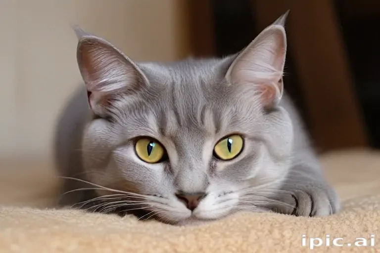 grey cat
