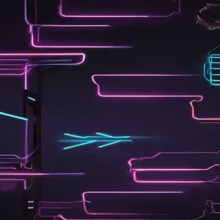 aesthetic neon wallpapers