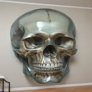 transparent skull