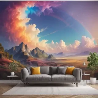 aesthetic wallpapers rainbow