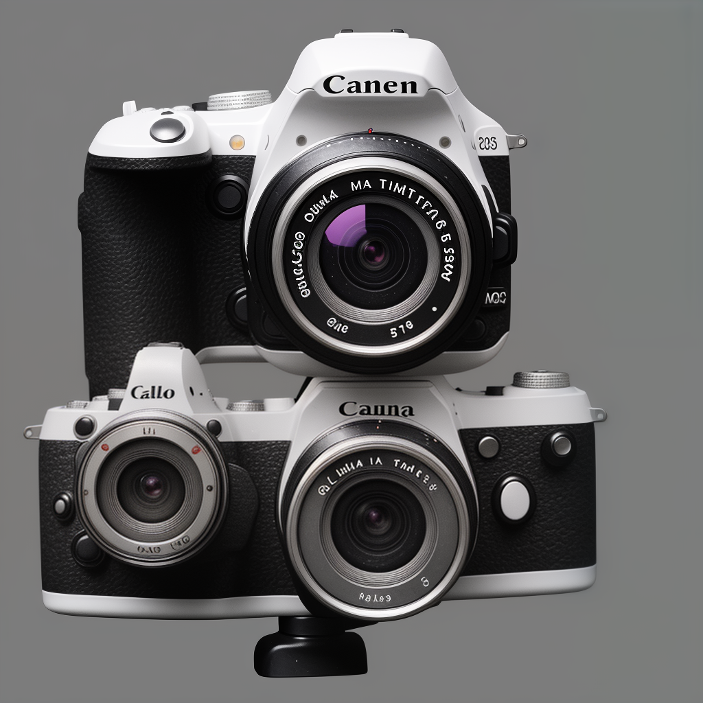 Two Stylish Cameras Displaying Modern Design and Advanced Photography ...