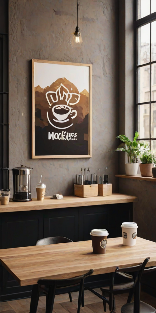 coffee shop mockup