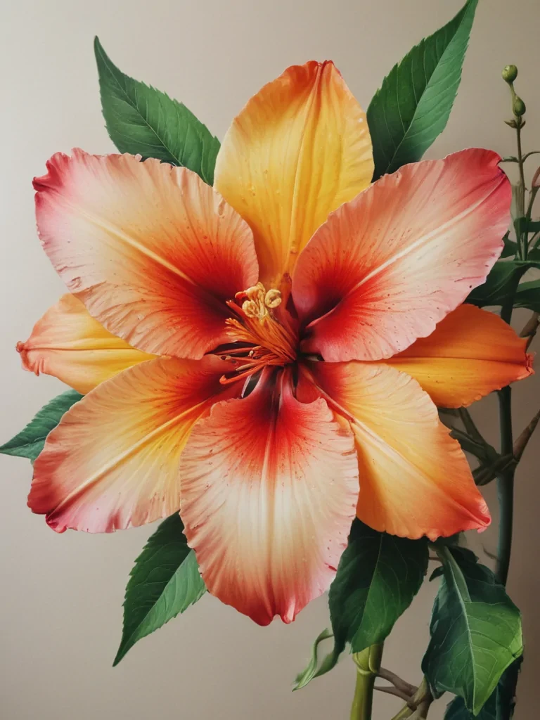 flower drawing images with colour