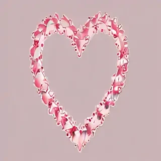 heart border png aesthetic
