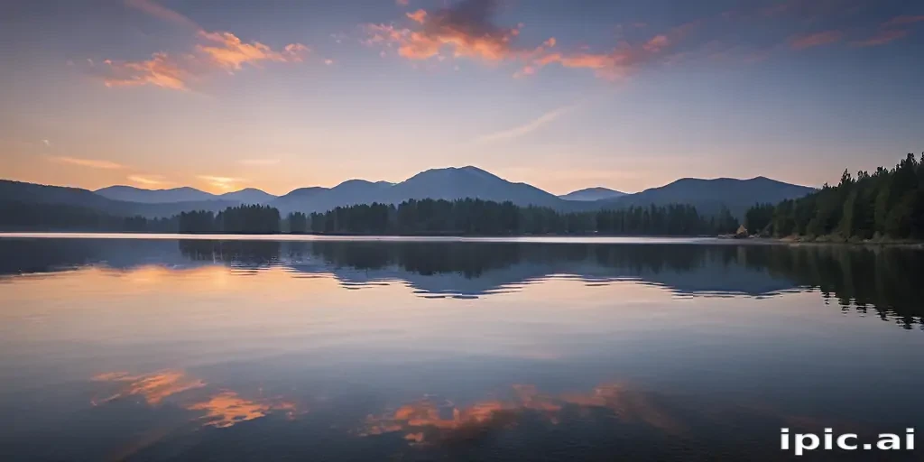 background lake