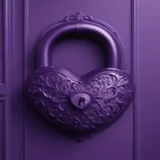 purple lock screen