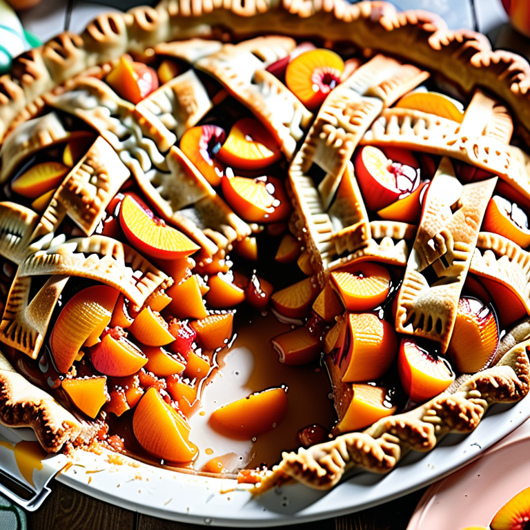 recipe peach pie canned peaches