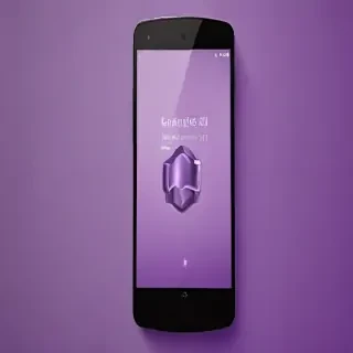 purple lock screen