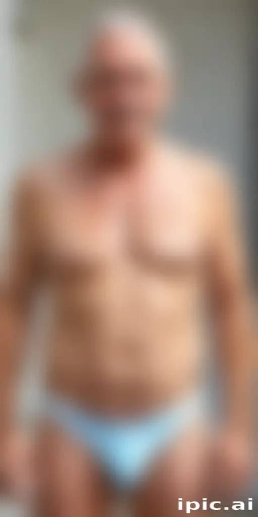 shirtless old men