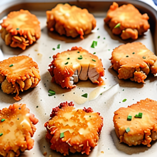 homemade chicken nuggets with ground chicken