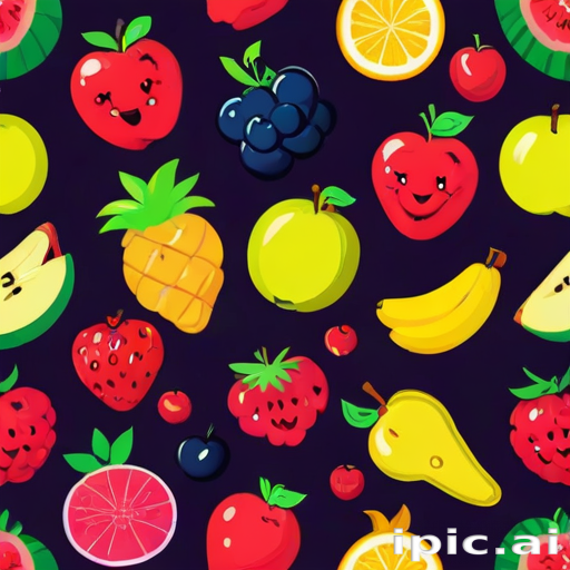 cartoon fruit