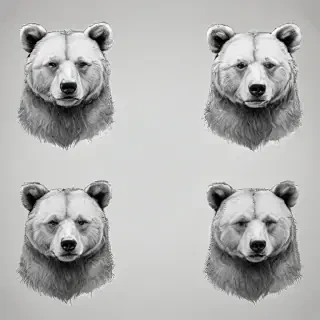 bear drawlings