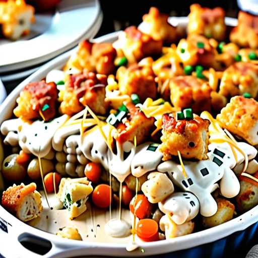 crack chicken tater tot casserole