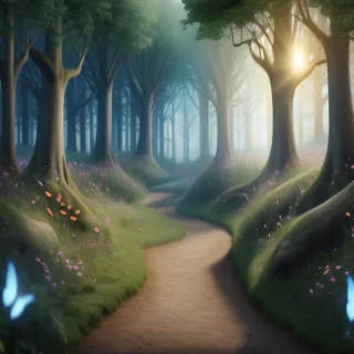 enchanted forest background