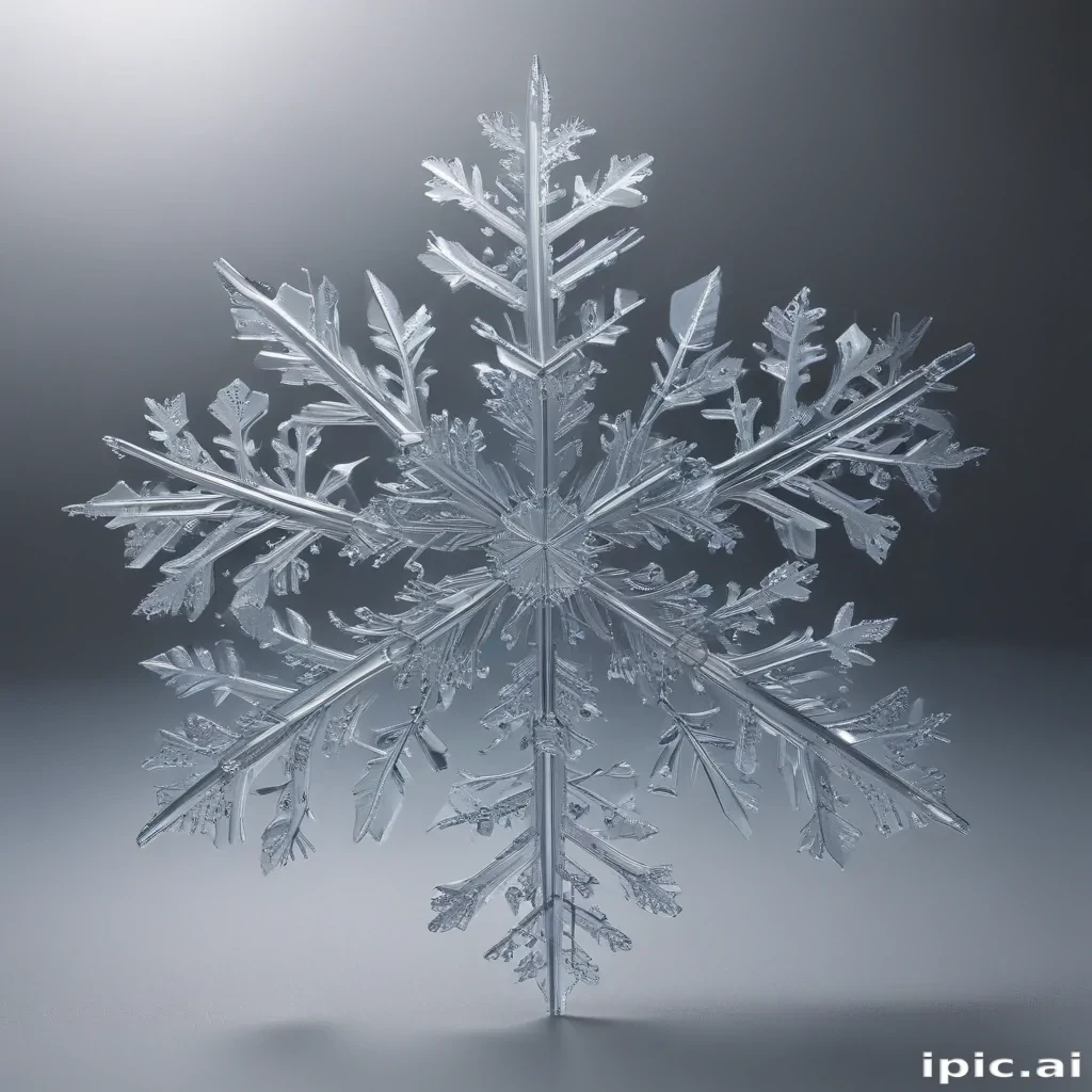 transparent snowflakes