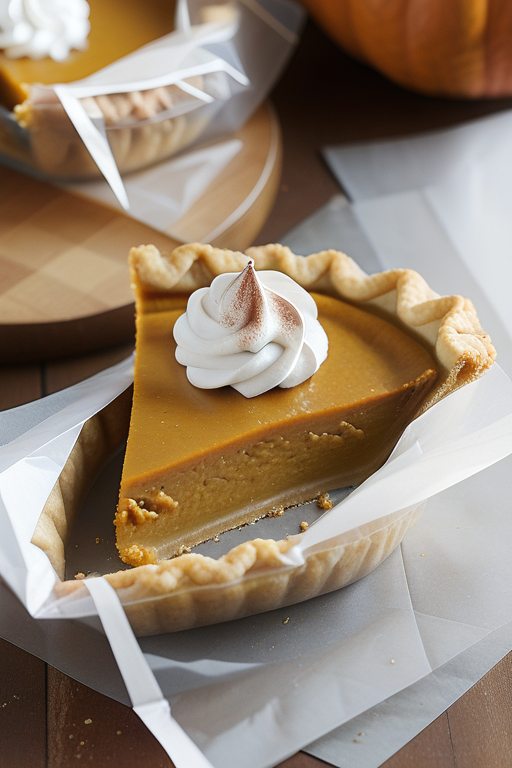 pumpkin pie in a bag
