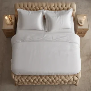 bed top view
