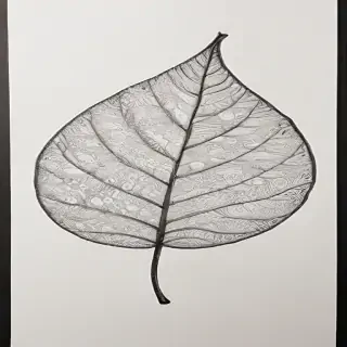 leaf doodle