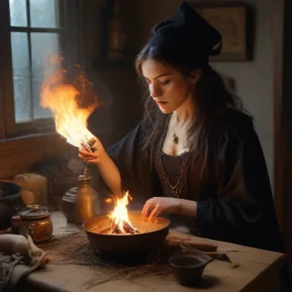 vintage witch pictures