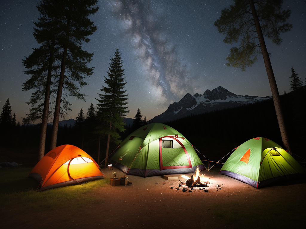 camping background