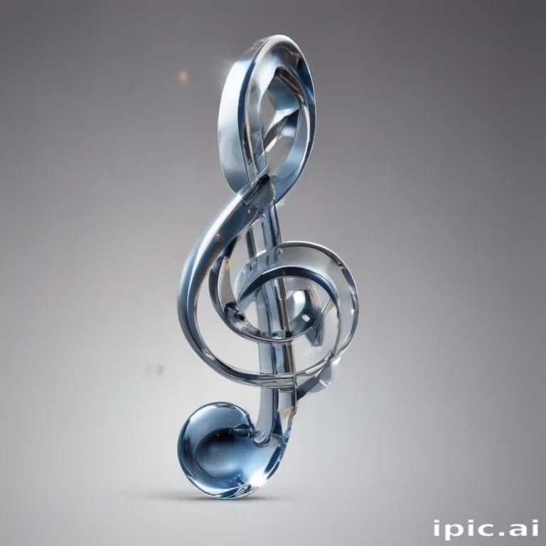 transparent music note