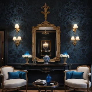 black and blue wallpaper