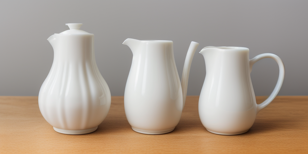 milk glass sugar and creamer